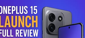 OnePlus 15 Smartphone Sand Storm Color Design with 7000mAh Battery